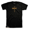 Retro 4 Black Gum Greatness Cross Shirt