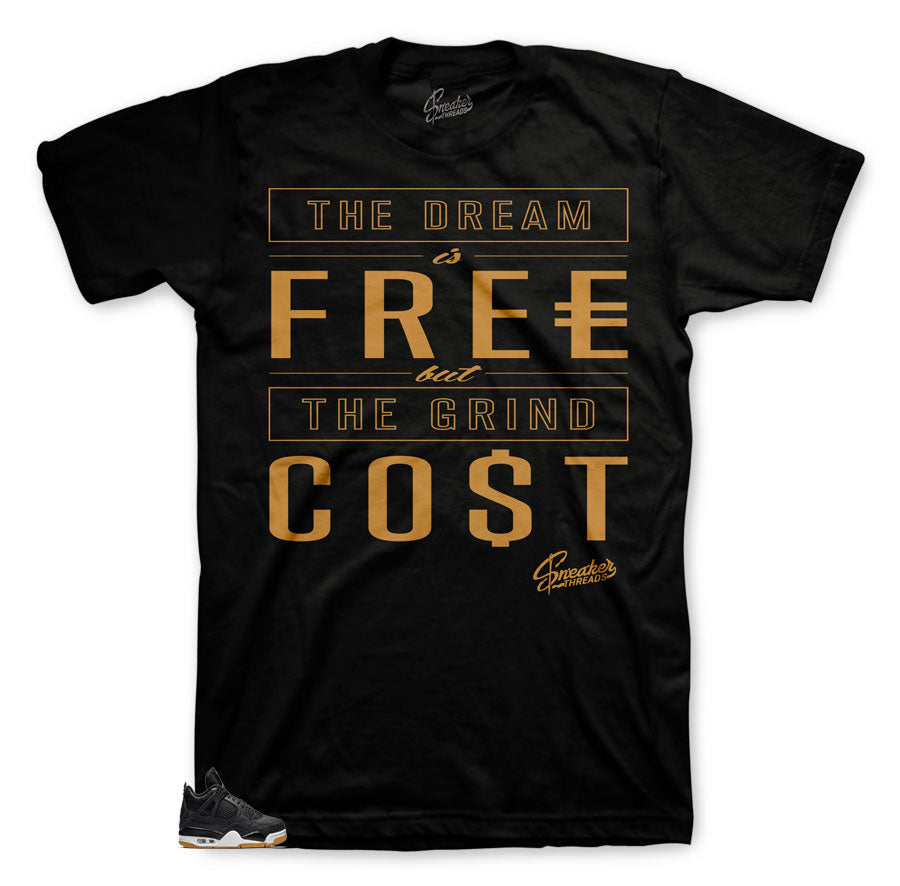 Retro 4 Black Gum Cost Shirt