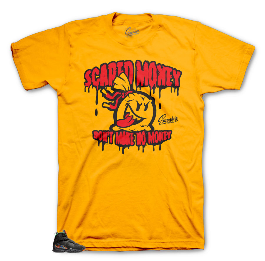 Retro 8 Air Raid Scared Money Shirt
