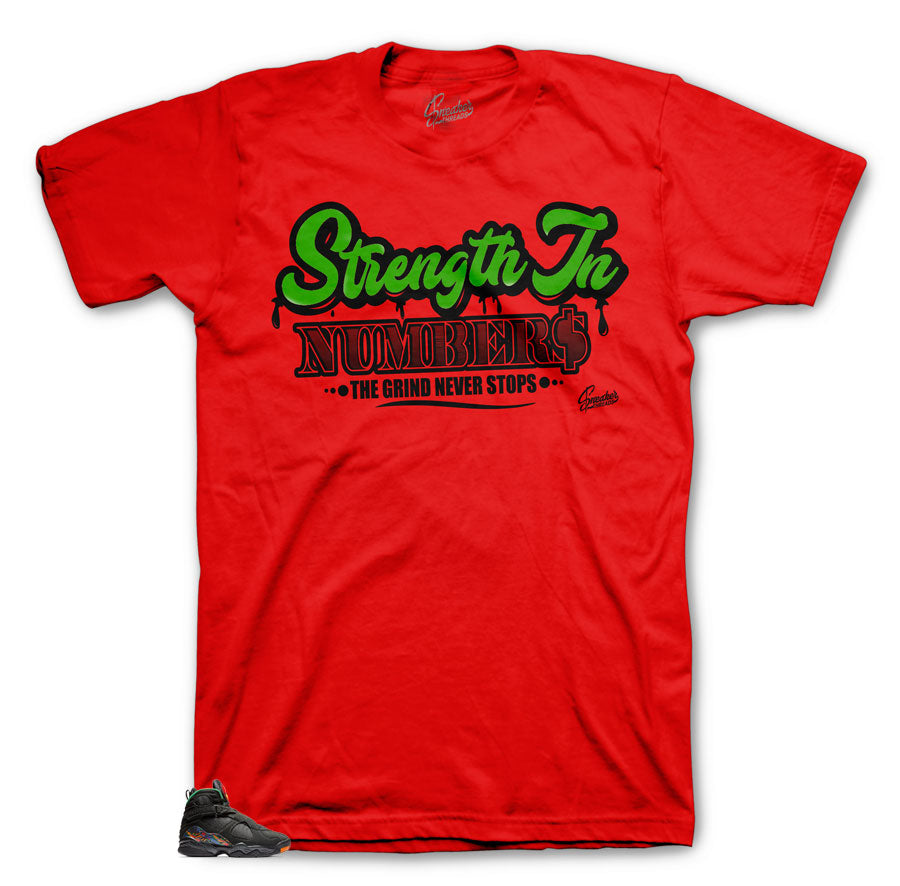 Retro 8 Air Raid Strength In Numbers Shirt