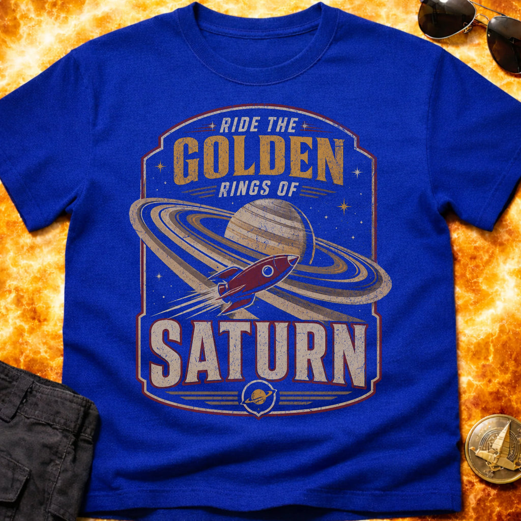 Ride The Golden Rings of Saturn T-Shirt
