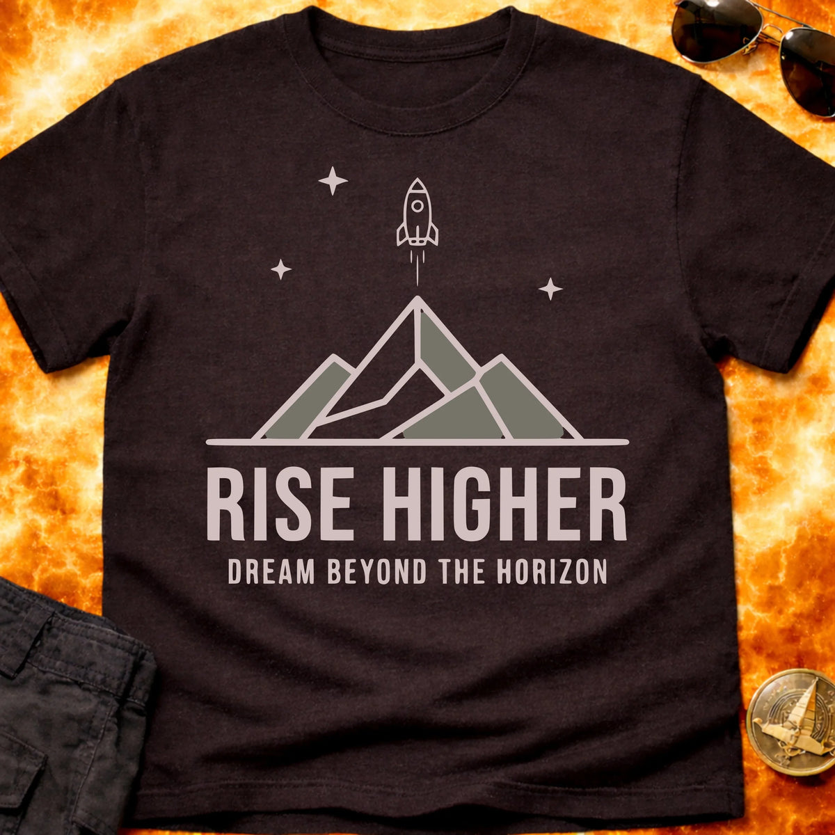 Rise Higher Dream Beyond T-Shirt product image 2