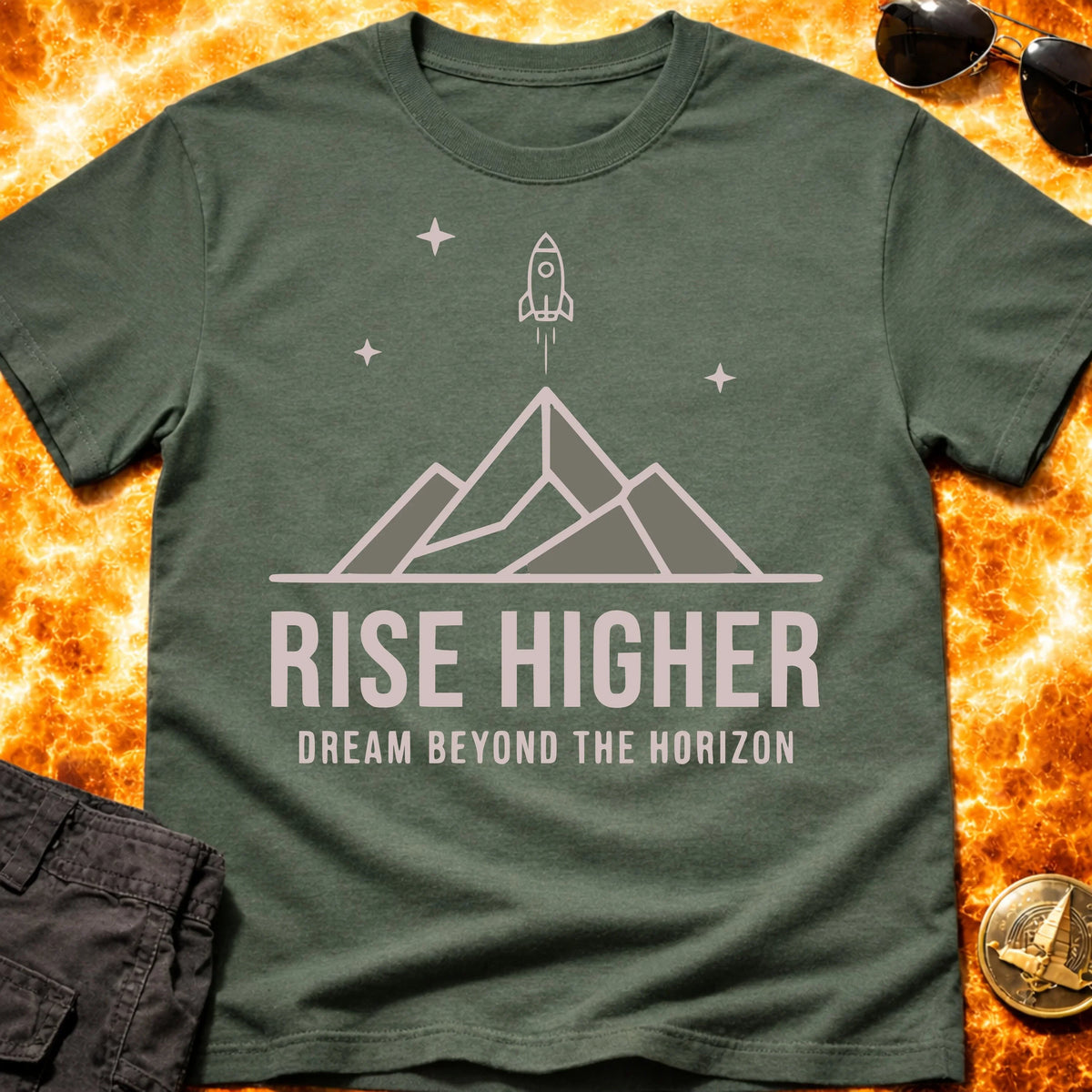 Rise Higher Dream Beyond T-Shirt product image 5