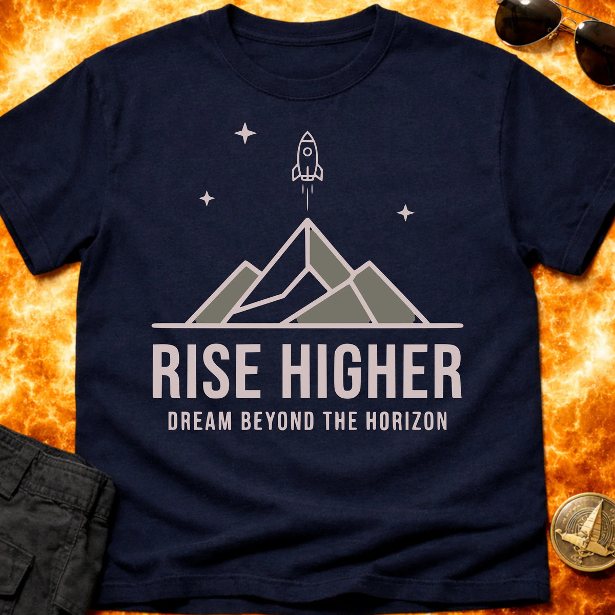 Rise Higher Dream Beyond T-Shirt product image 1