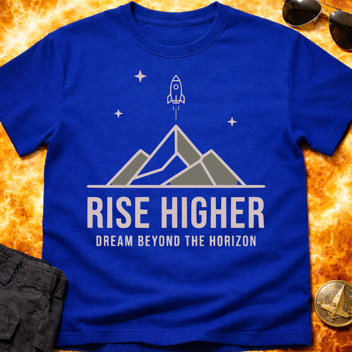 Rise Higher Dream Beyond T-Shirt product image 3