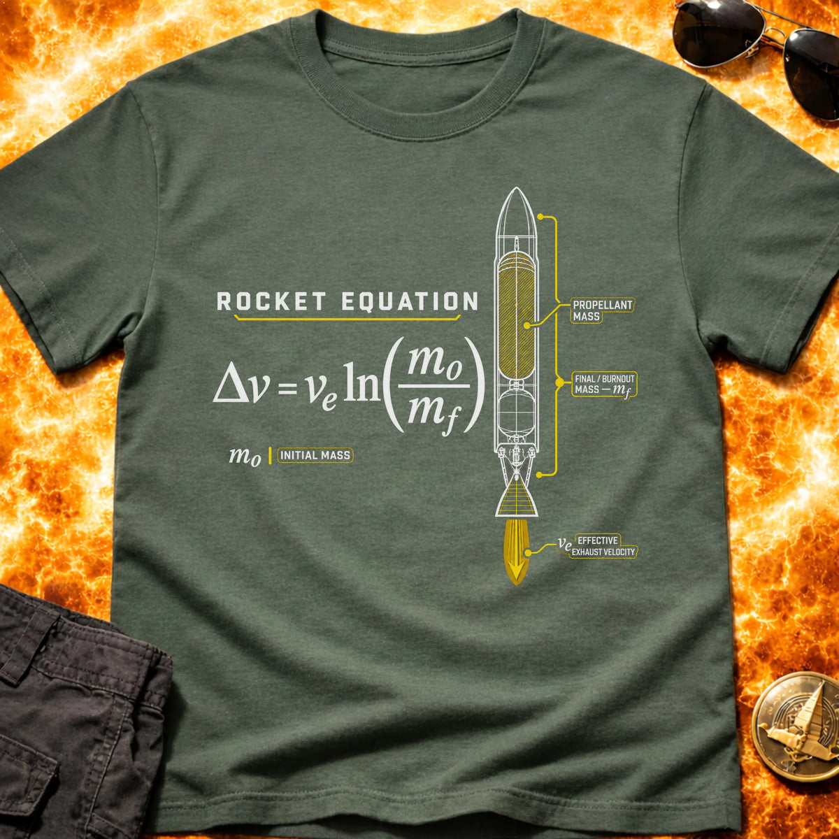 Rocket Equation T-Shirt product image 3