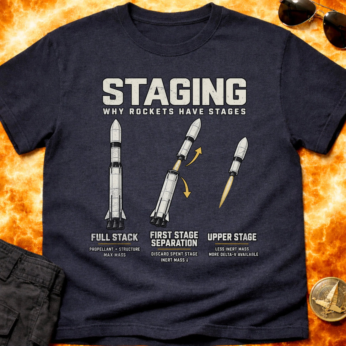 Rocket Staging T-Shirt product image 4