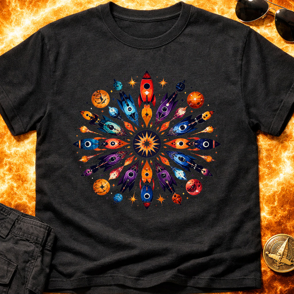 Rocket Mandala T-Shirt product image 4