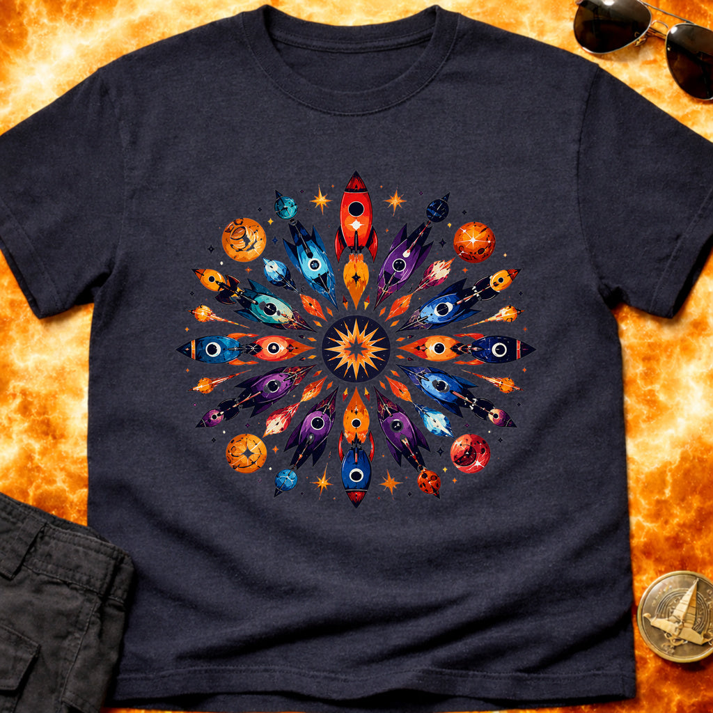 Rocket Mandala T-Shirt product image 5