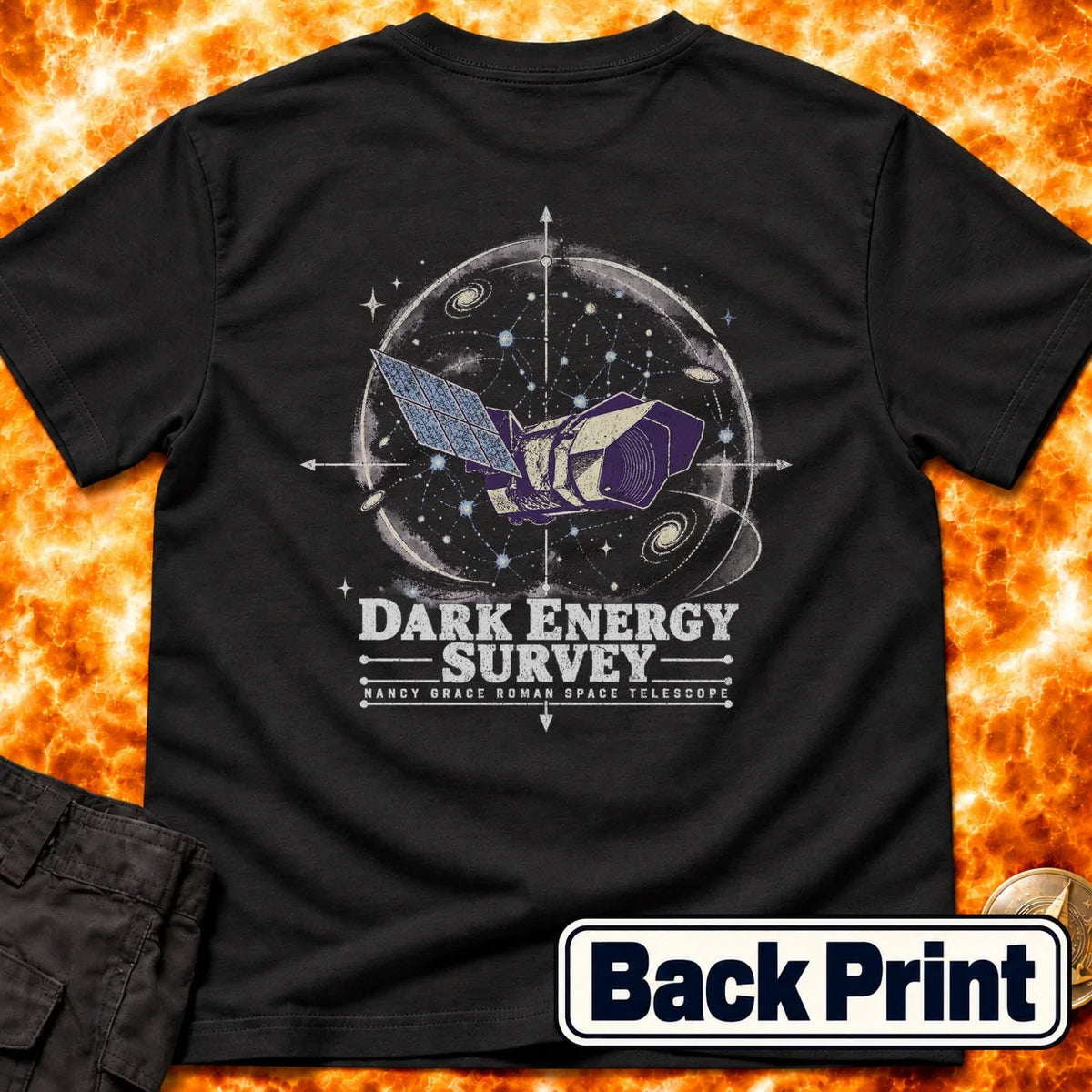 Roman Dark Energy Survey Back Print T-Shirt product image 4