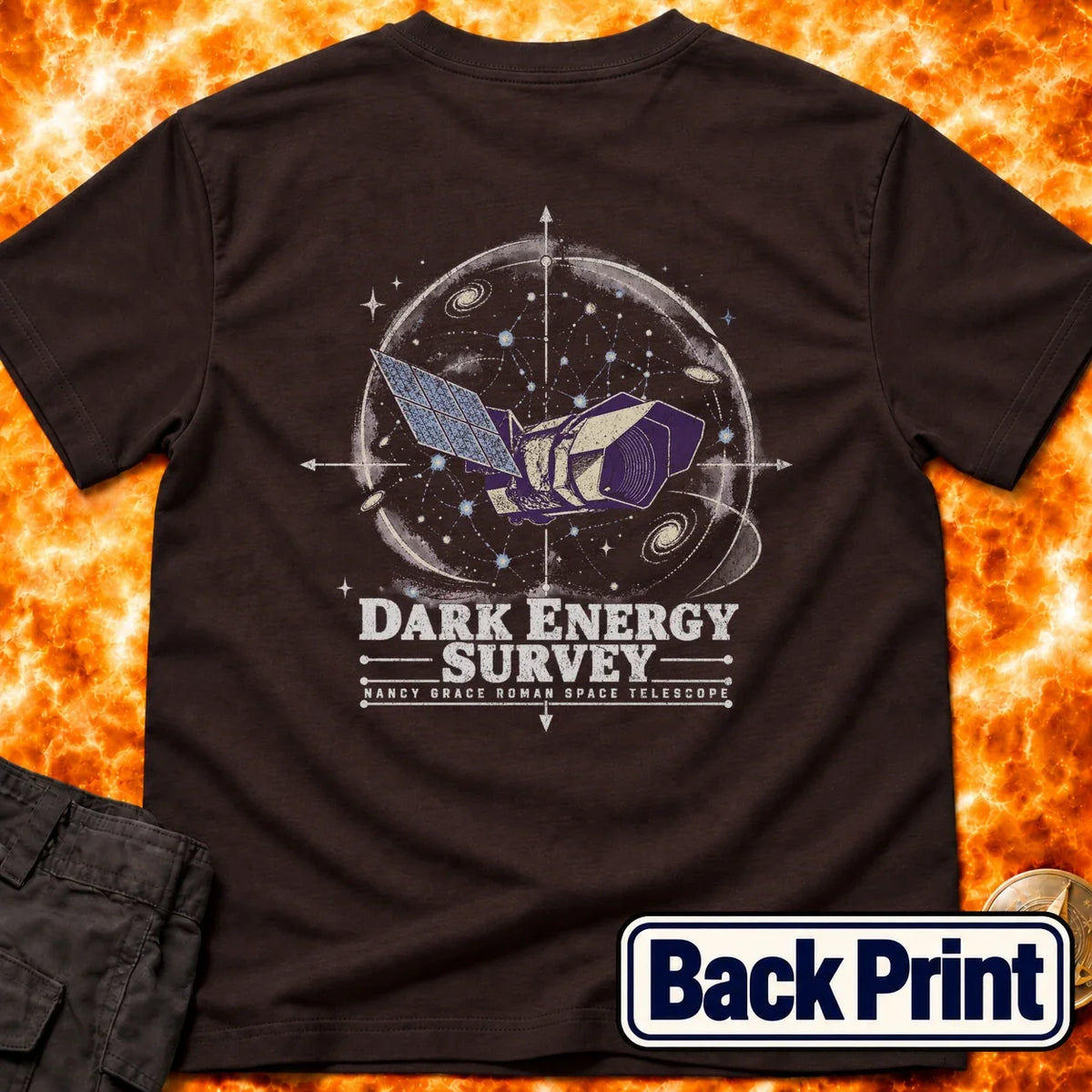 Roman Dark Energy Survey Back Print T-Shirt product image 2