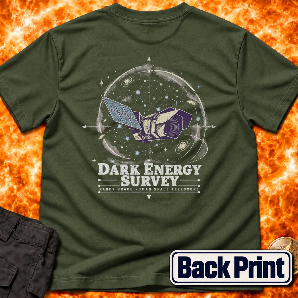 Roman Dark Energy Survey Back Print T-Shirt product image 5