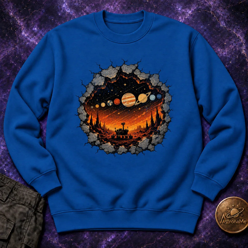 Rover Rock Solar System Crewneck Sweatshirt product image 5