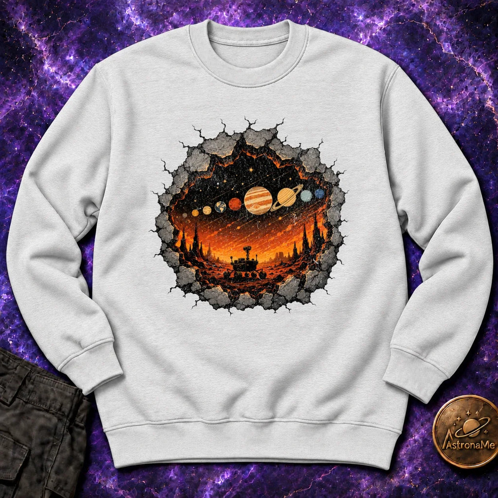 Rover Rock Solar System Crewneck Sweatshirt product image 4