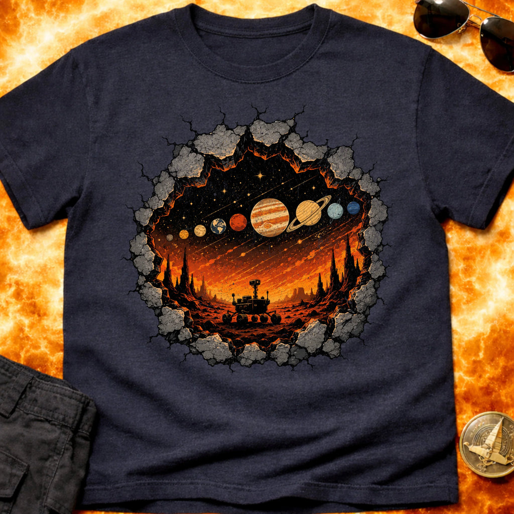 Rover Rock Solar System T-Shirt product image 7