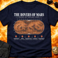 Rovers of Mars Map T-Shirt product image 1