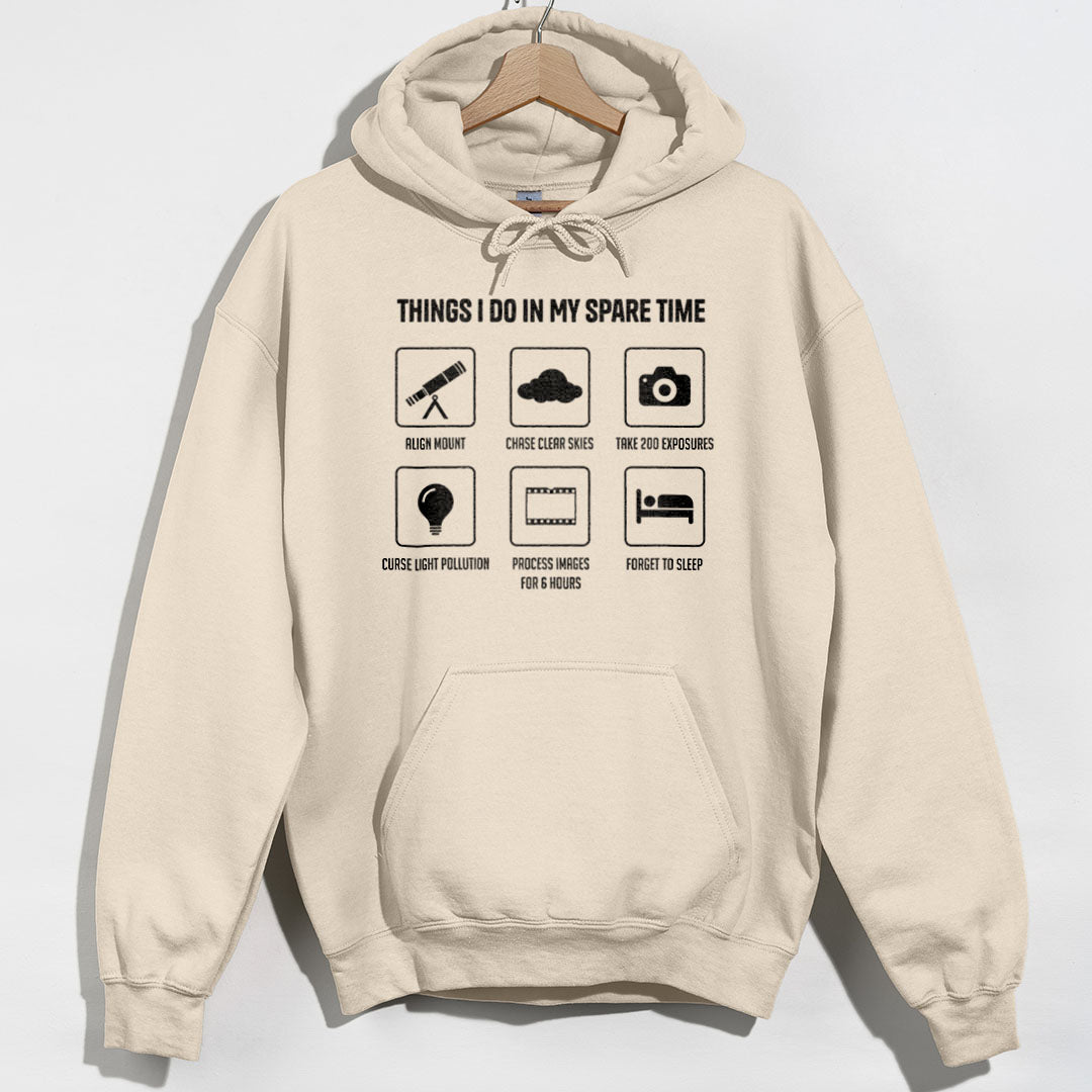 Astrophotography Spare Time Hoodie product image 6