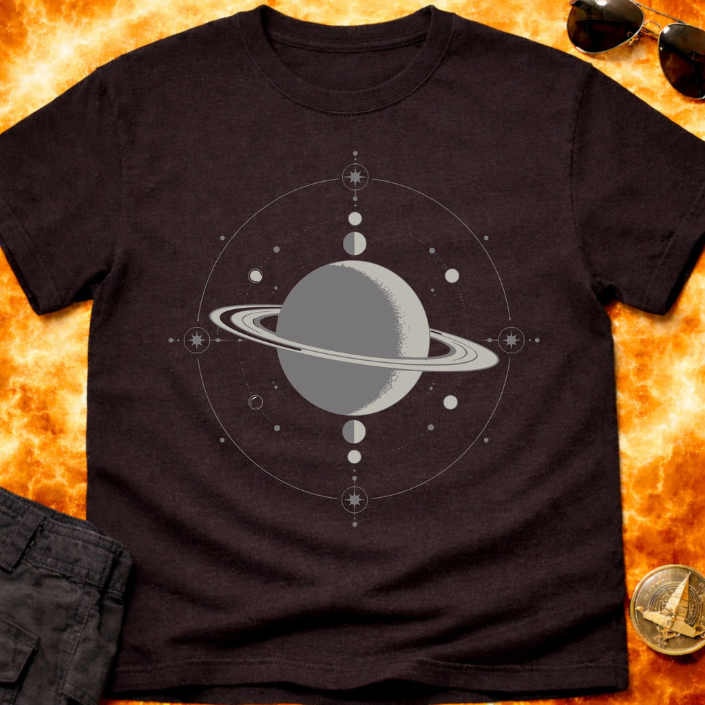 Saturn Eclipse Diagram T-Shirt product image 2