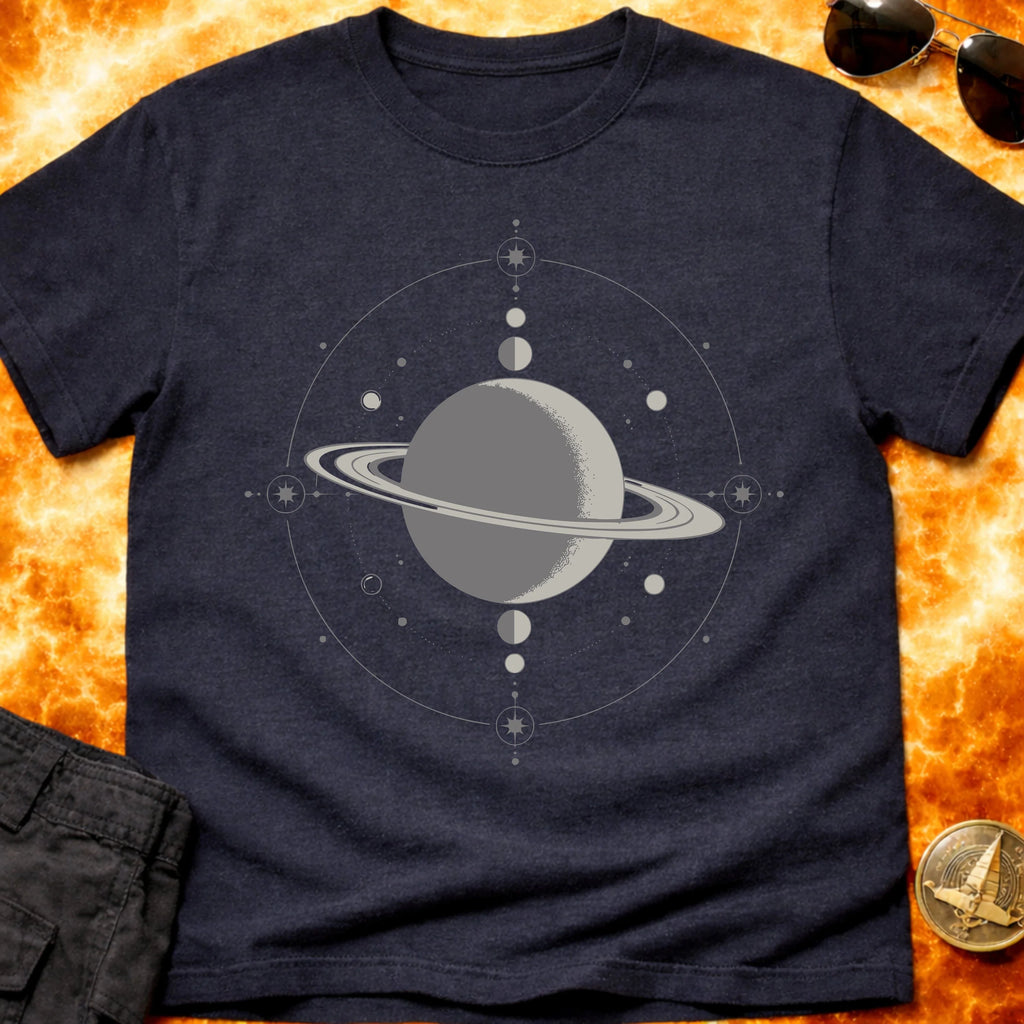 Saturn Eclipse Diagram T-Shirt product image 5