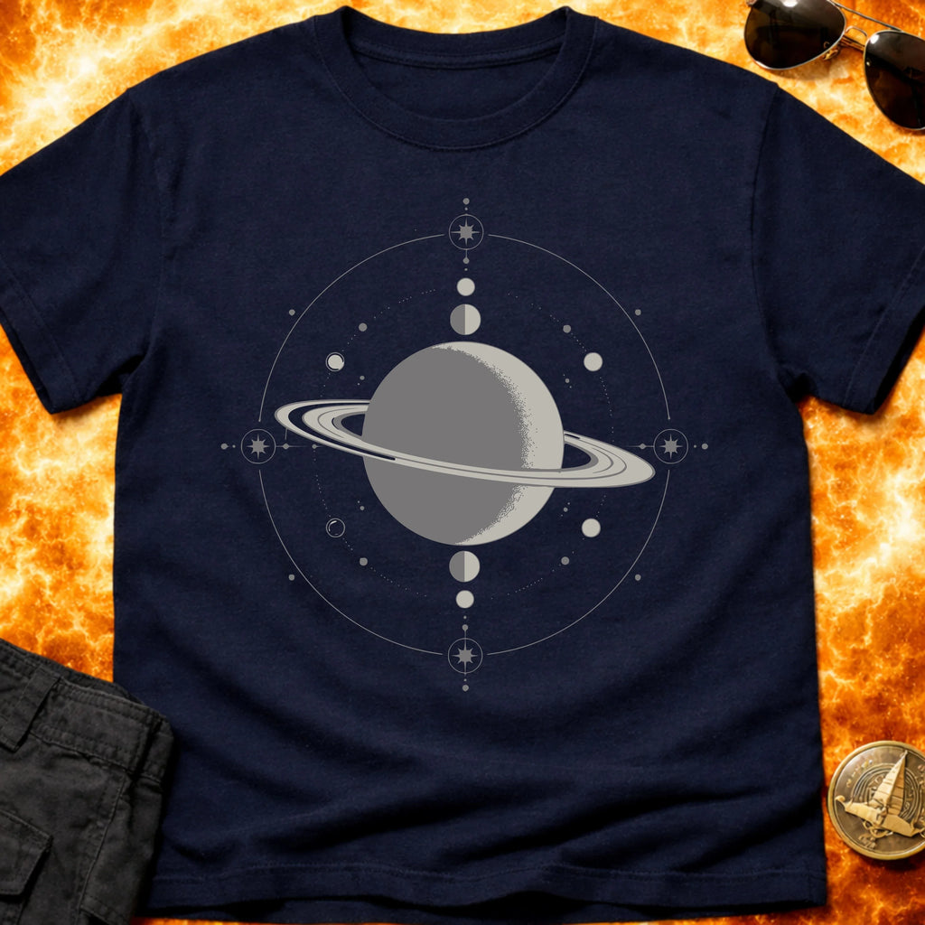 Saturn Eclipse Diagram T-Shirt product image 1