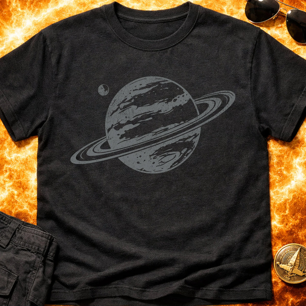 Saturn Grey T-Shirt product image 1