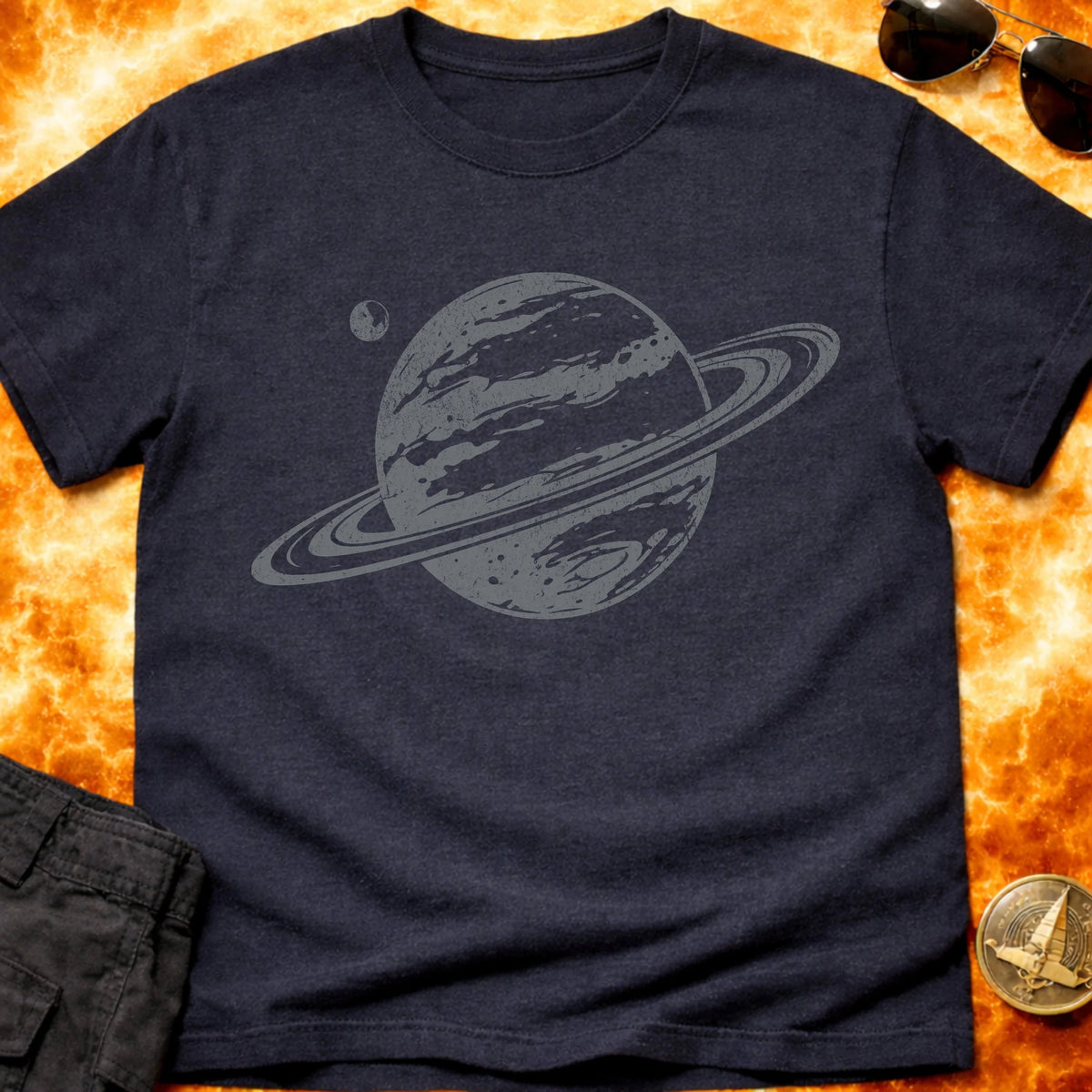 Saturn Grey T-Shirt product image 4