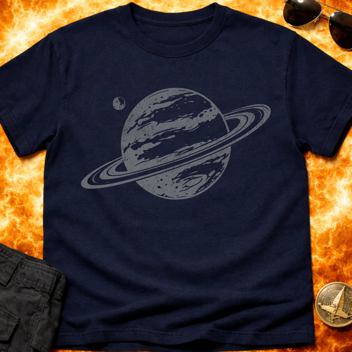 Saturn Grey T-Shirt product image 3