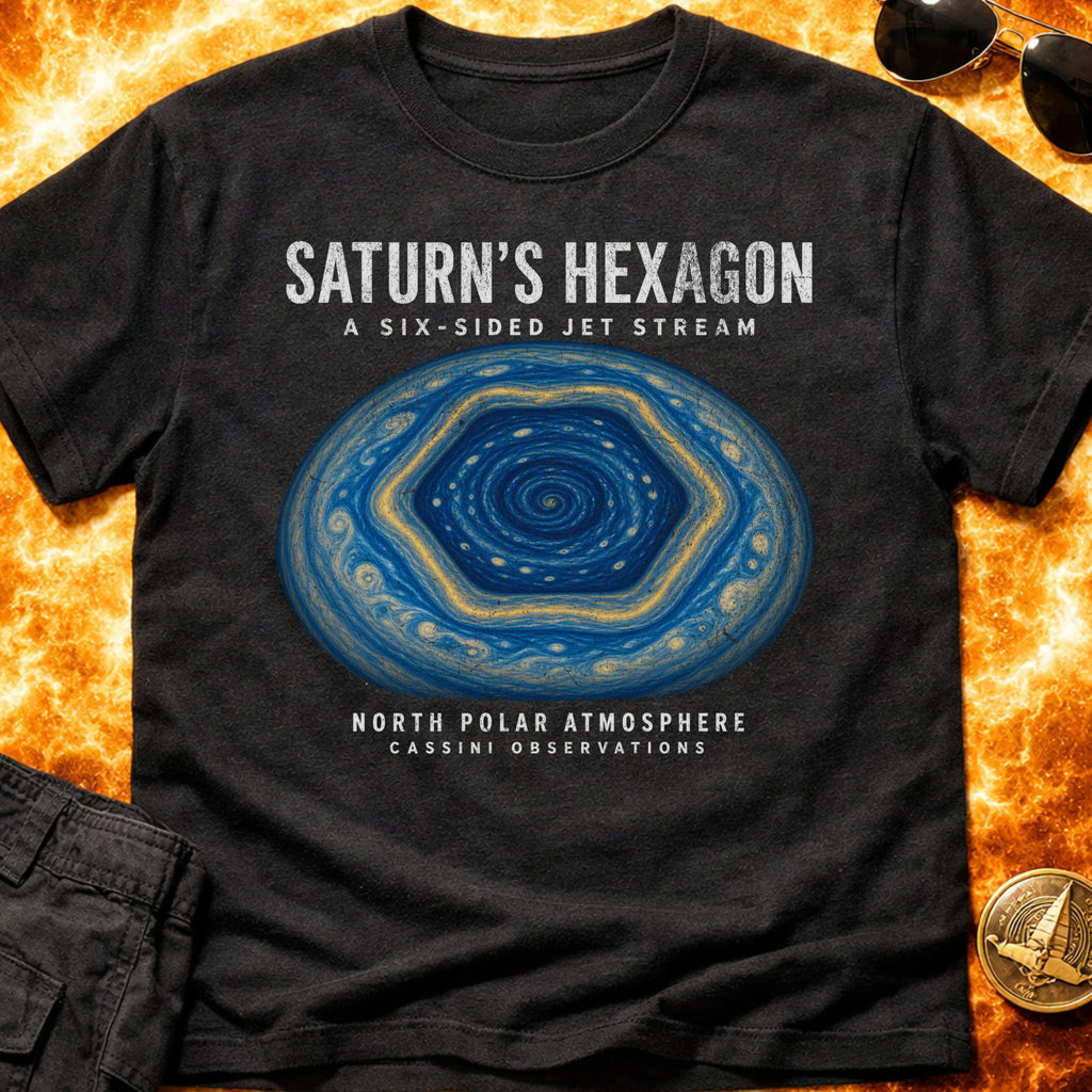 Saturn Hexagon T-Shirt product image 6