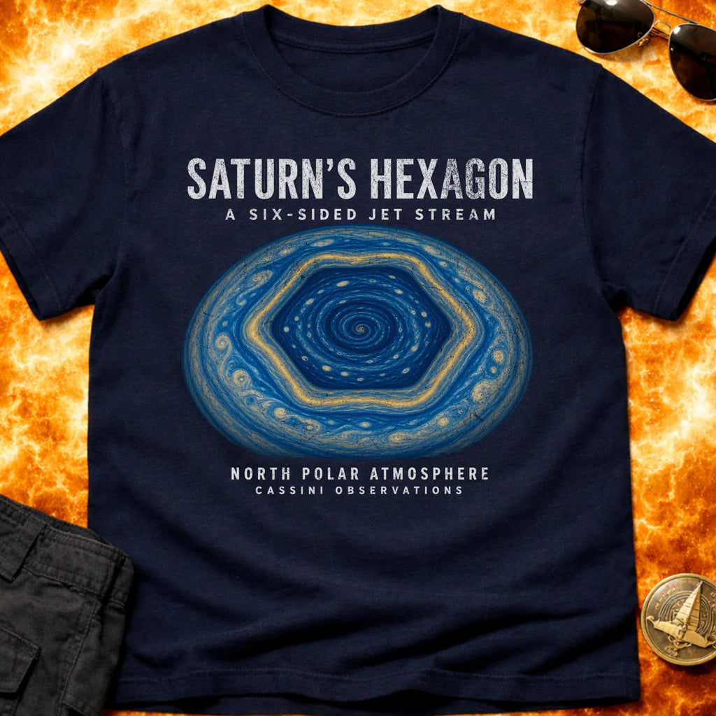 Saturn Hexagon T-Shirt product image 5