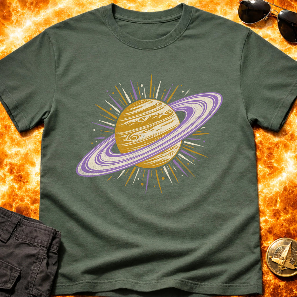 Saturn In Motion T-Shirt product image 6