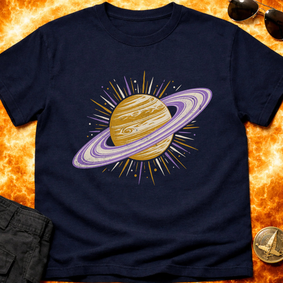 Saturn In Motion T-Shirt product image 1