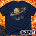 Saturn Landscape Back Print T-Shirt product image 1