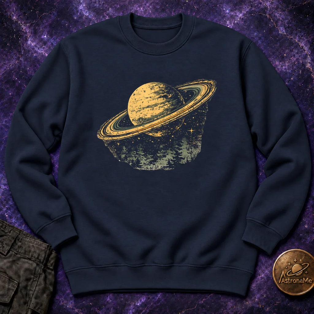 Saturn Landscape Crewneck Sweatshirt product image 3
