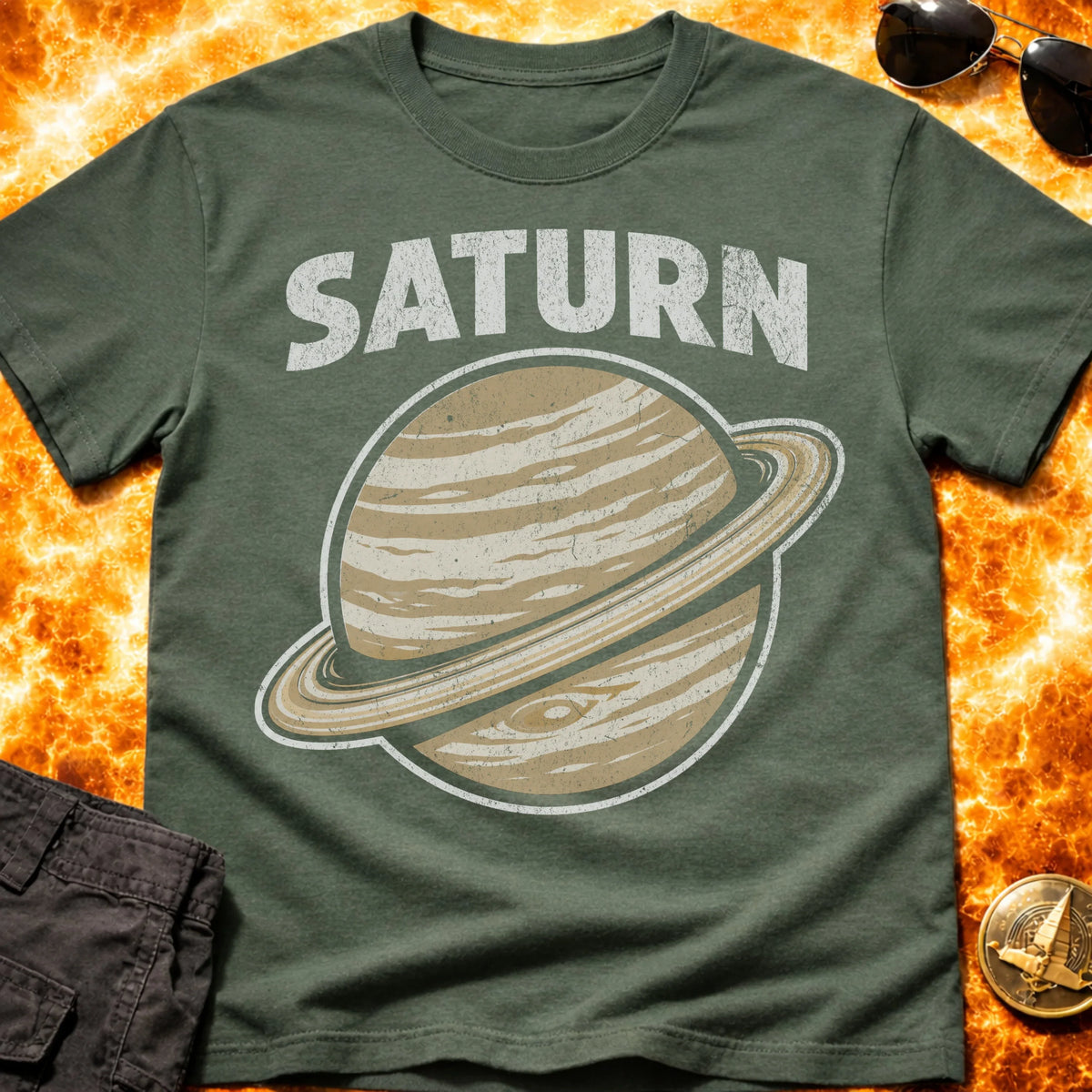 Saturn Large T-Shirt product image 6