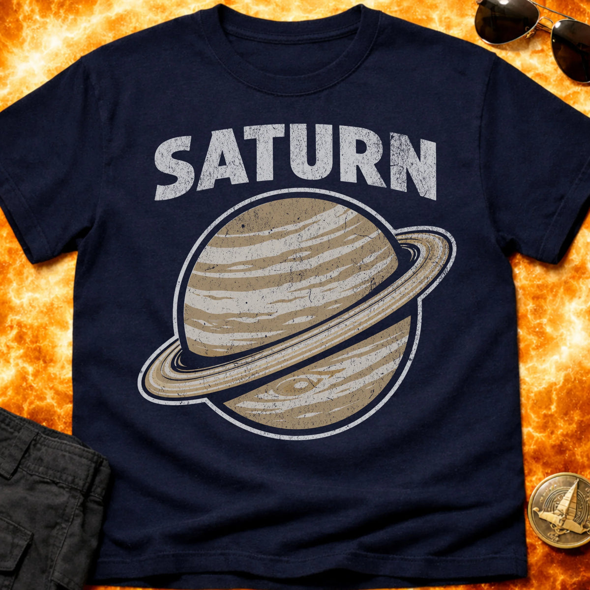 Saturn Large T-Shirt product image 1