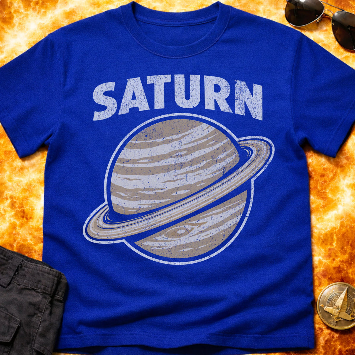 Saturn Large T-Shirt product image 2