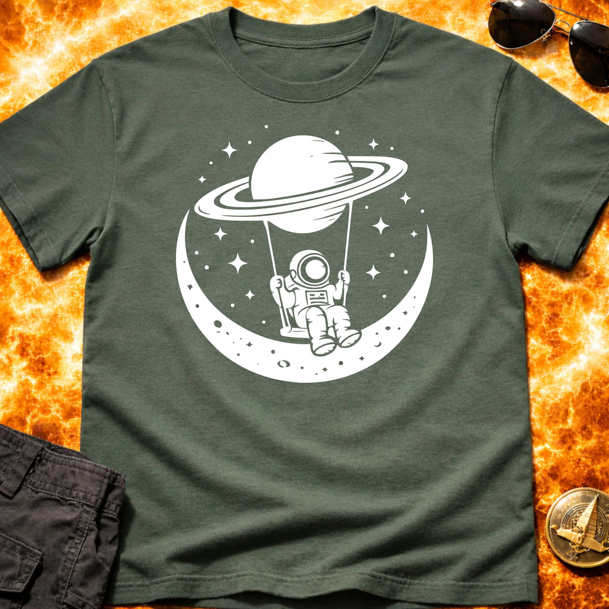 Saturn Lunar Swing T-Shirt product image 3