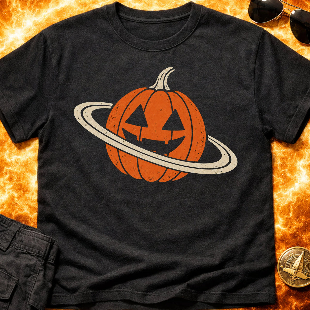 Saturn-O-Lantern T-Shirt product image 2