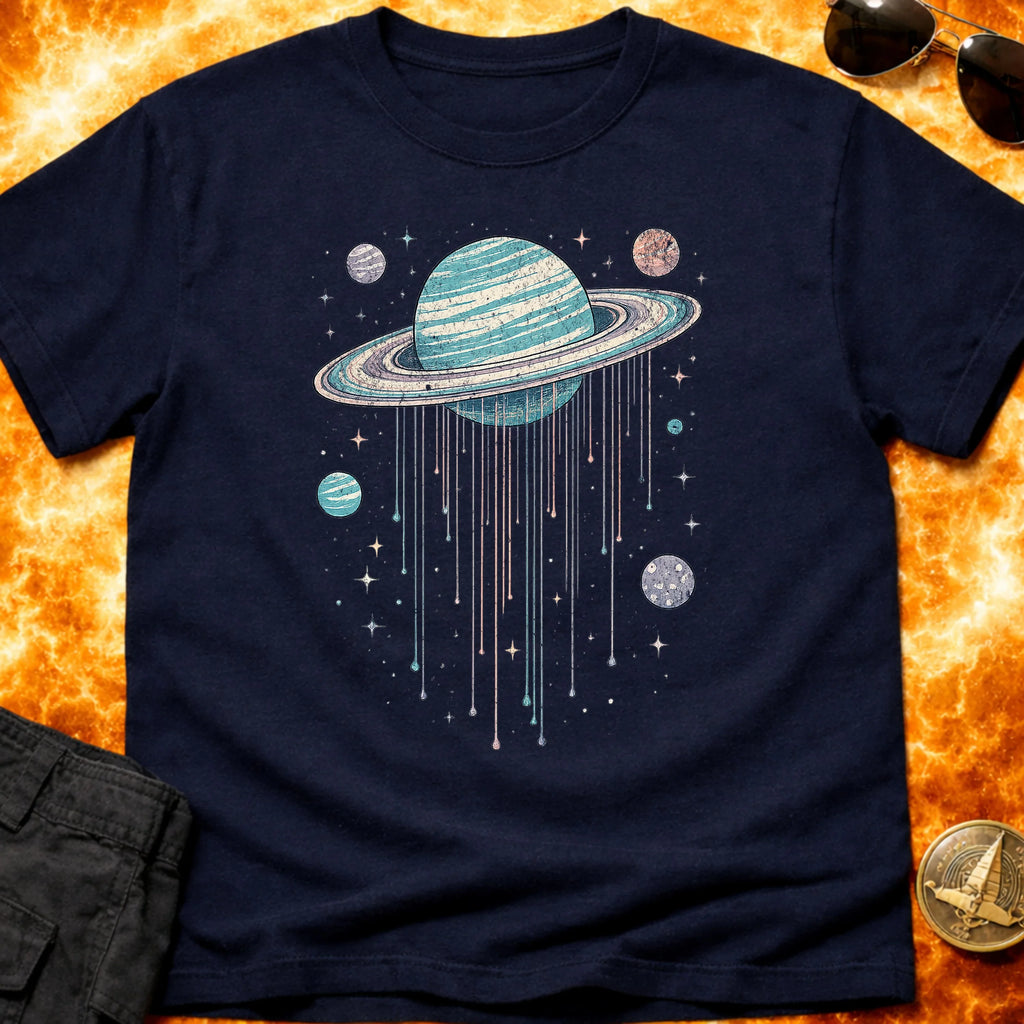 Saturn Paint Drip T-Shirt product image 2