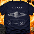 Saturn Ring Schematic T-Shirt