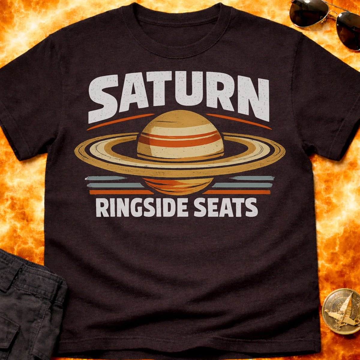Saturn Ringside Seats T-Shirt product image 2