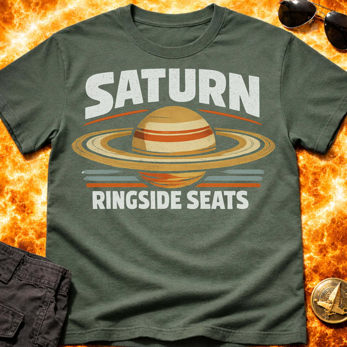 Saturn Ringside Seats T-Shirt product image 5