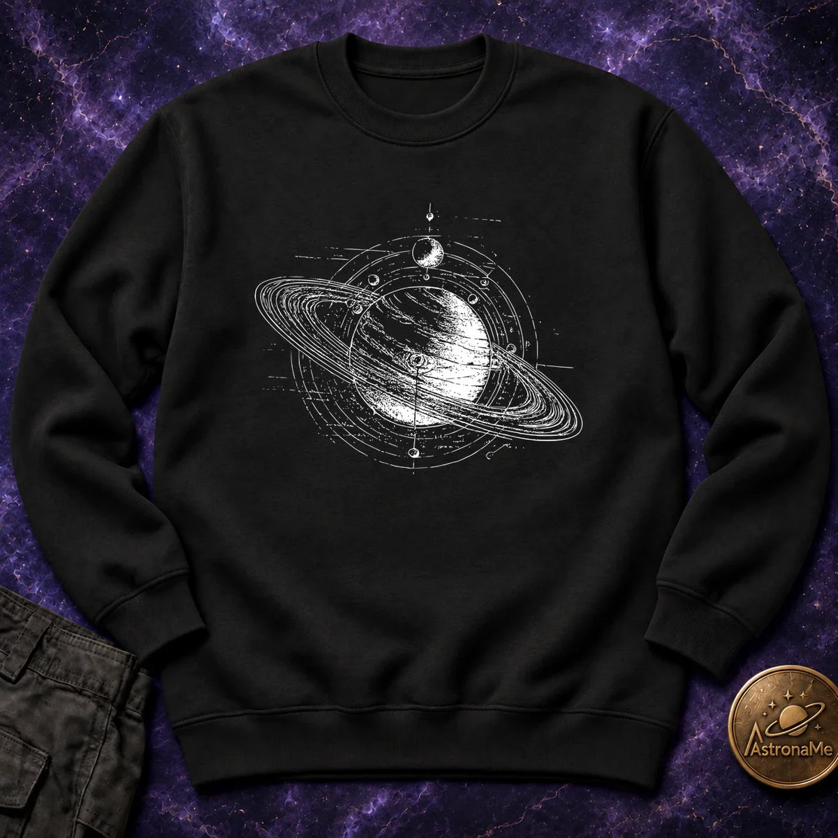 Saturn Schematic Crewneck Sweatshirt product image 3
