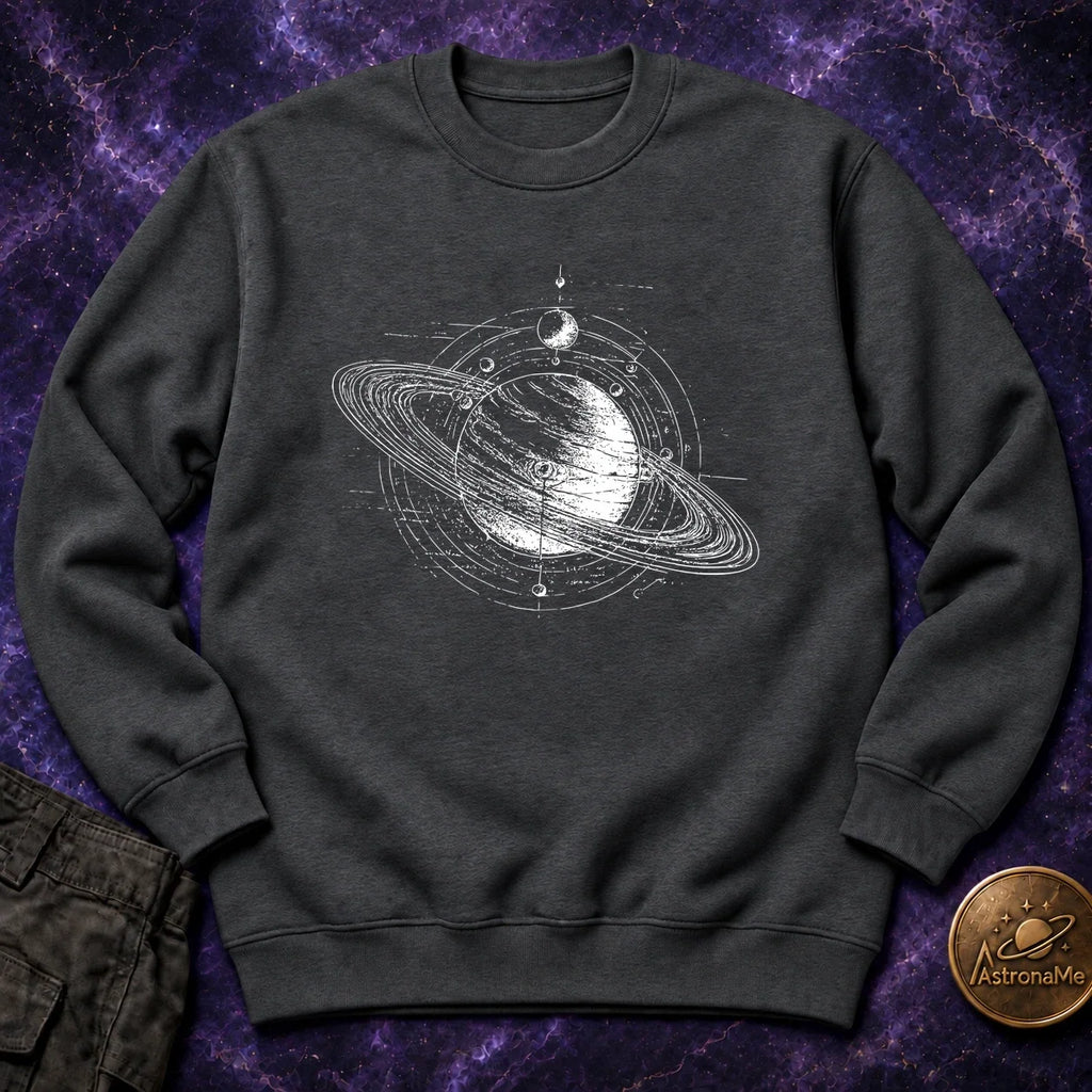 Saturn Schematic Crewneck Sweatshirt product image 2