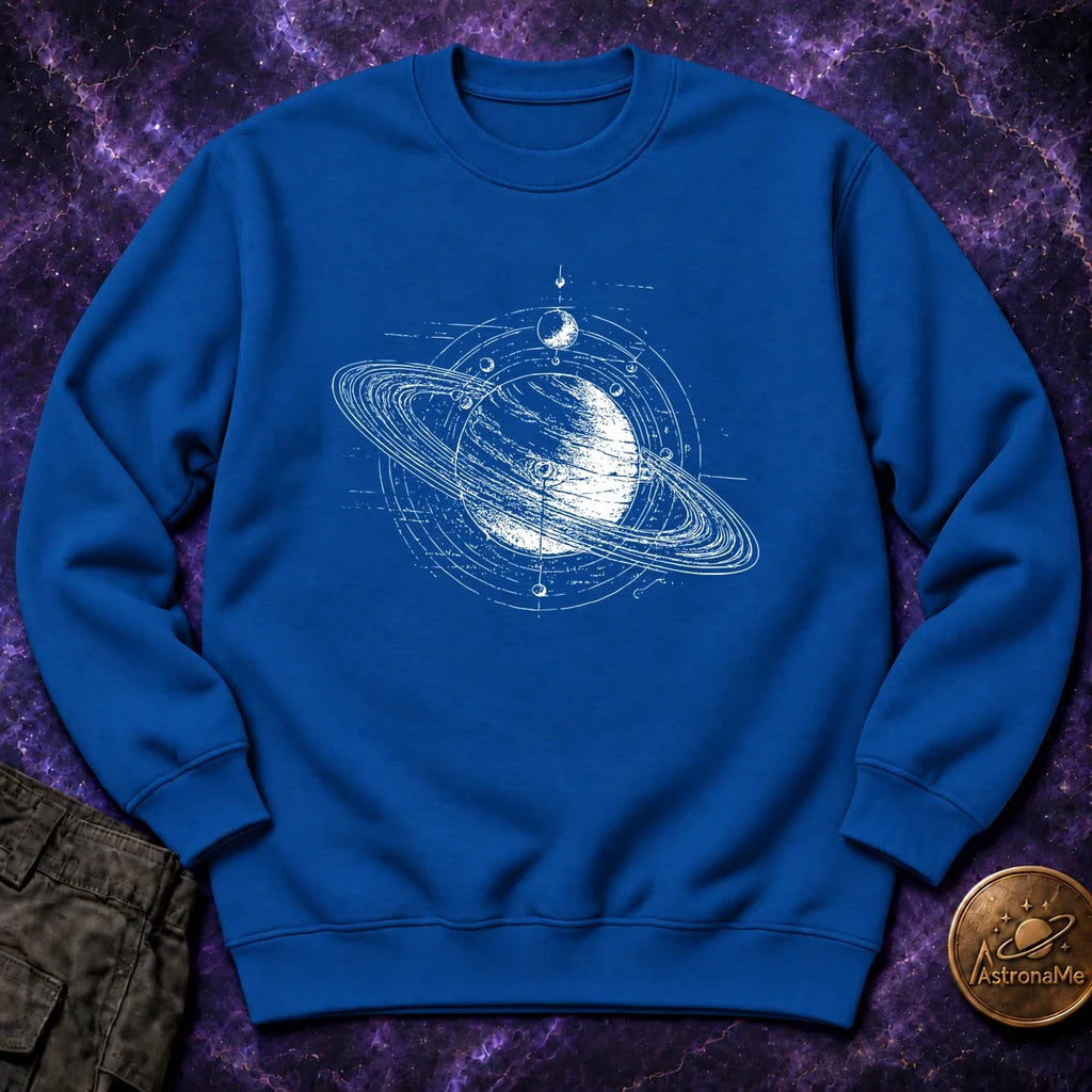 Saturn Schematic Crewneck Sweatshirt product image 4