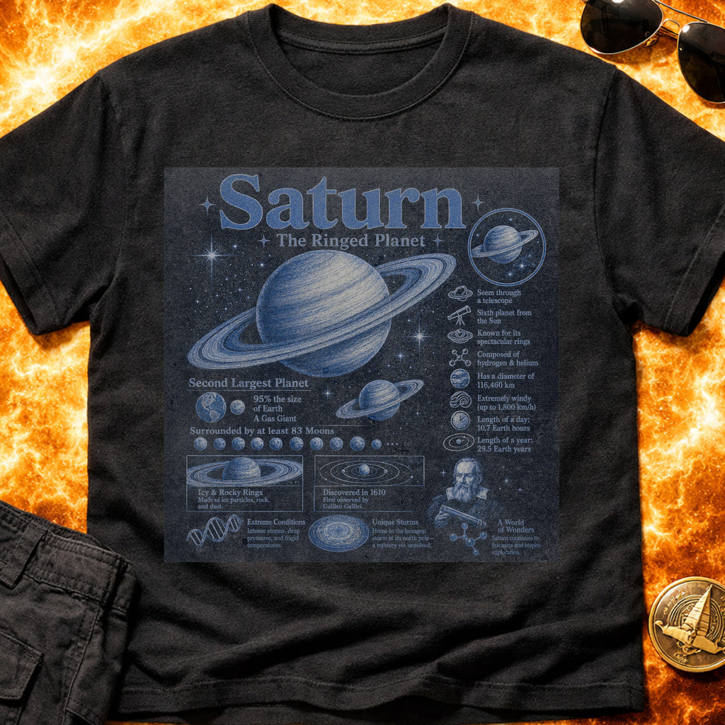 Saturn Info T-Shirt product image 5