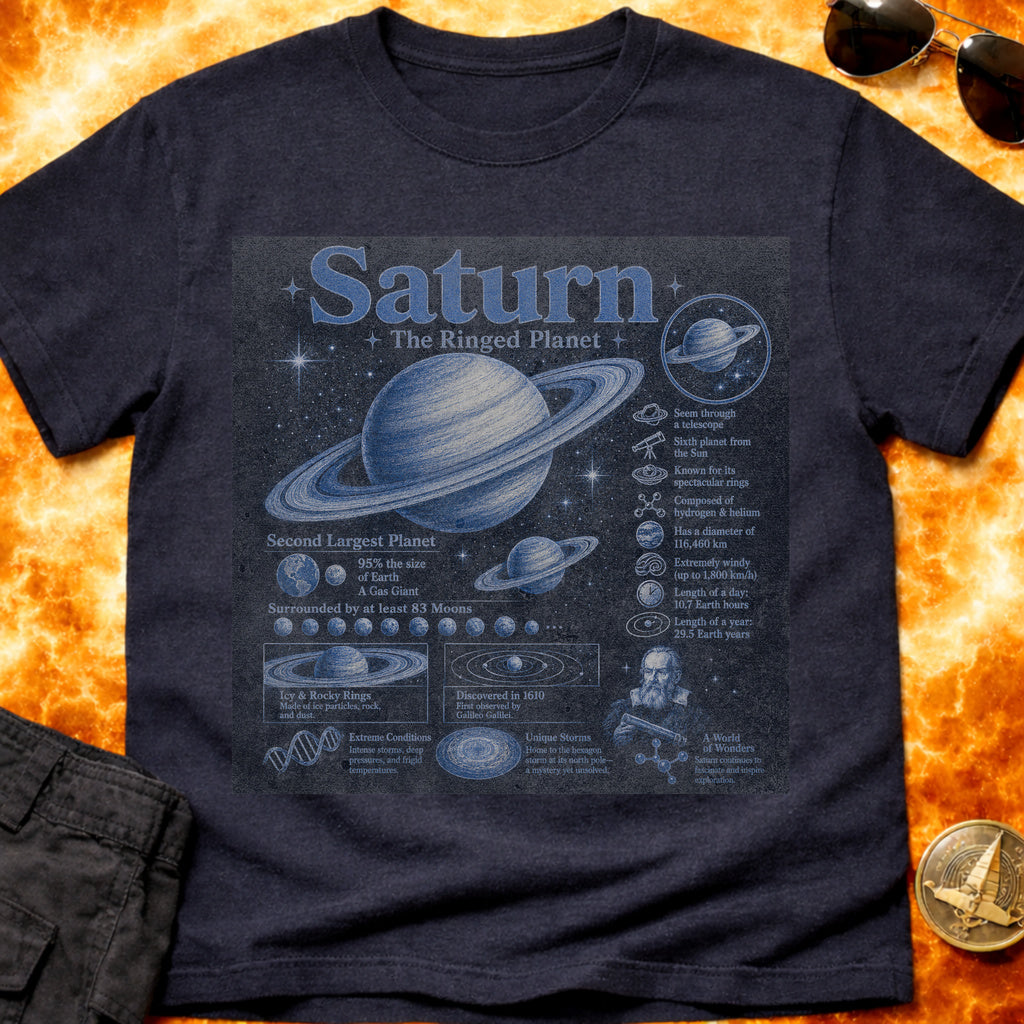 Saturn Info T-Shirt product image 6