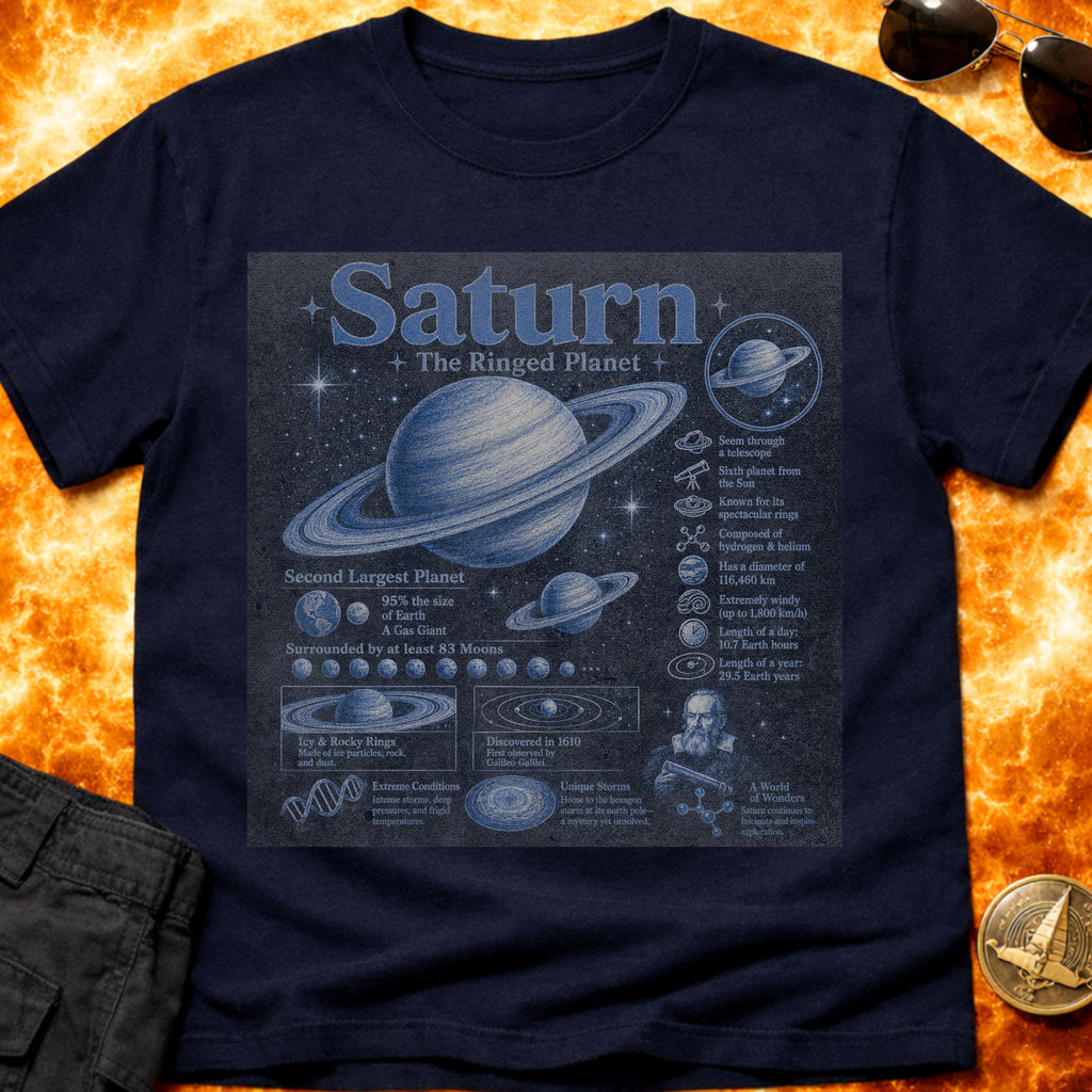 Saturn Info T-Shirt product image 3