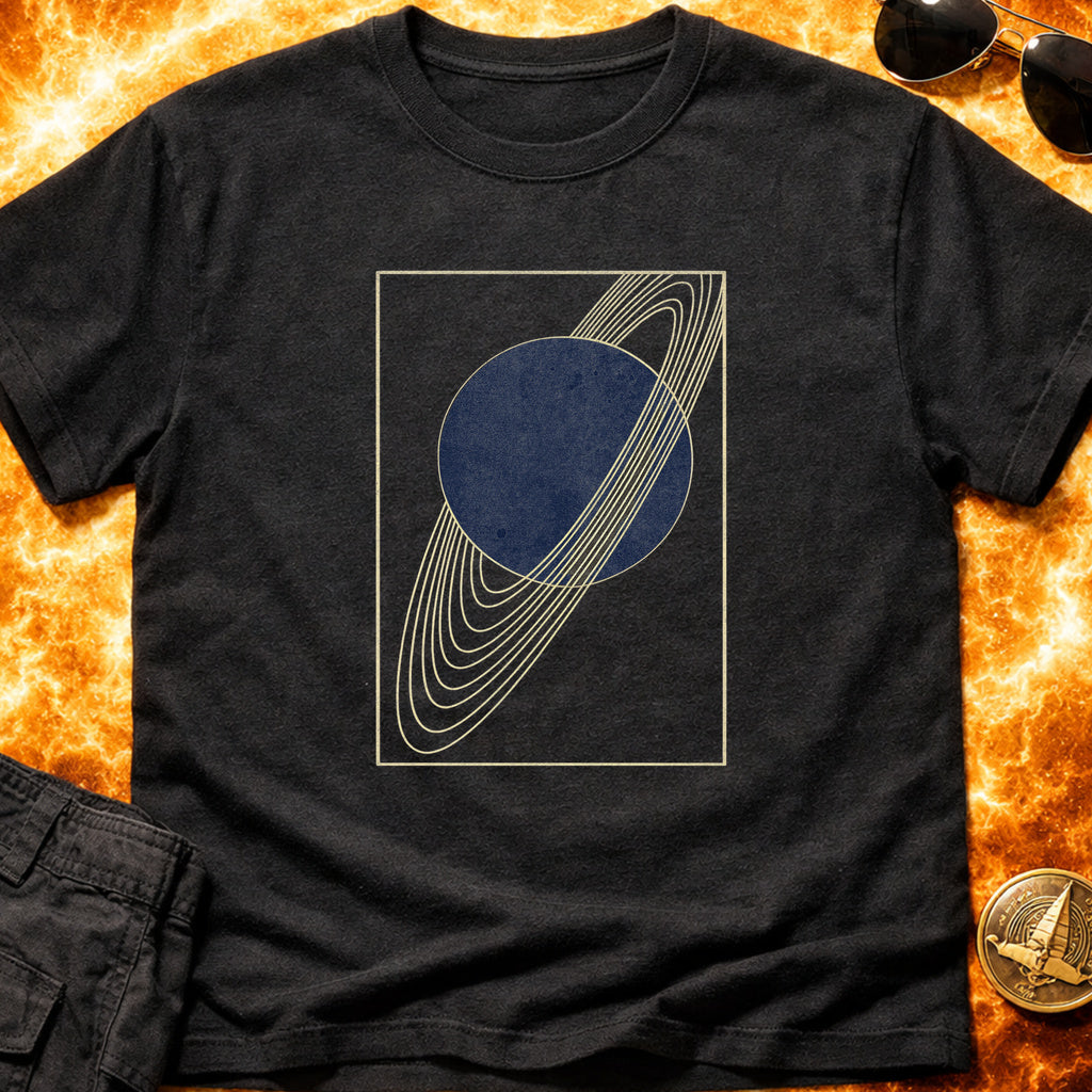 Minimal Gold Saturn T-Shirt product image 2