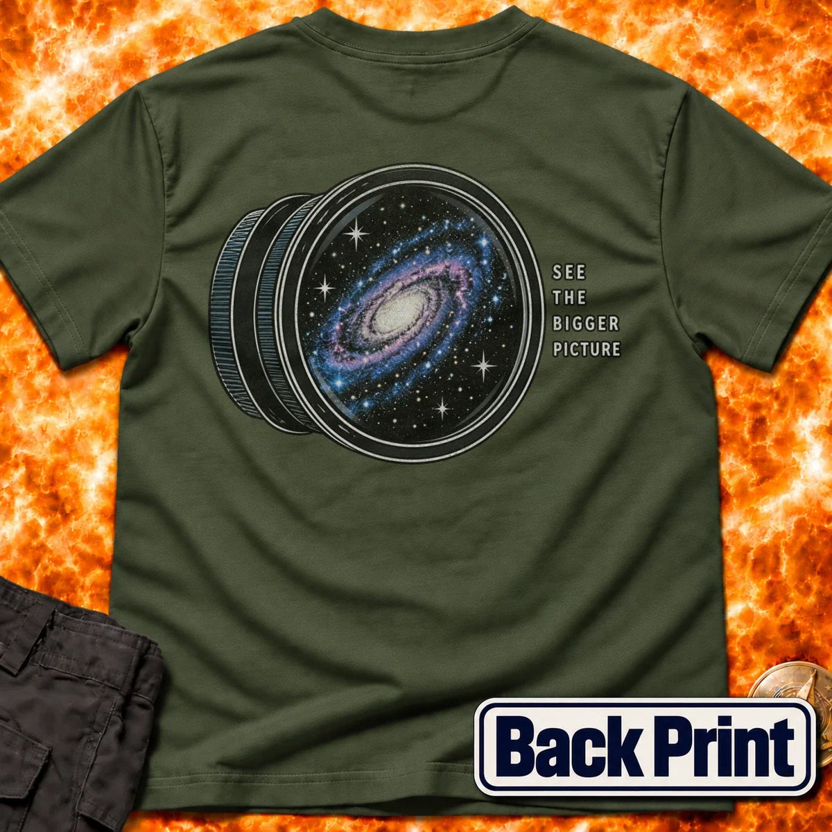 See The Bigger Picture Back Print T-Shirt product image 4
